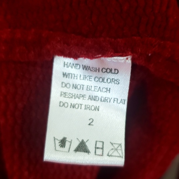 Designer Original Studio Petite Large Red Sweater - Picture 6 of 6